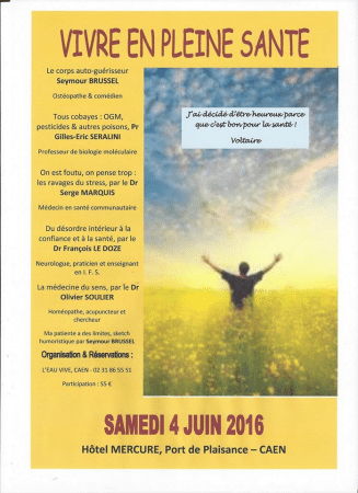 You are currently viewing Journée "SANTE" à Caen avec des spécialistes autour du thème "Vivre en pleine santé" samedi 4 juin 2016